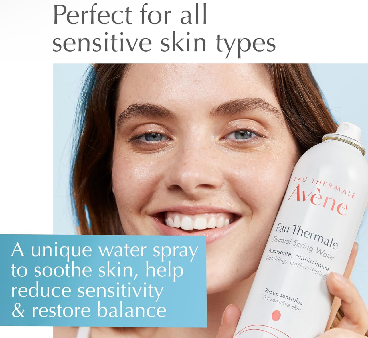 Avene Facial Mist, 5 fl. oz., | thermal spring spray | soothing & calming for post care