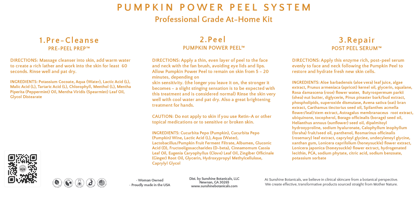 Pumpkin Power Peel System
