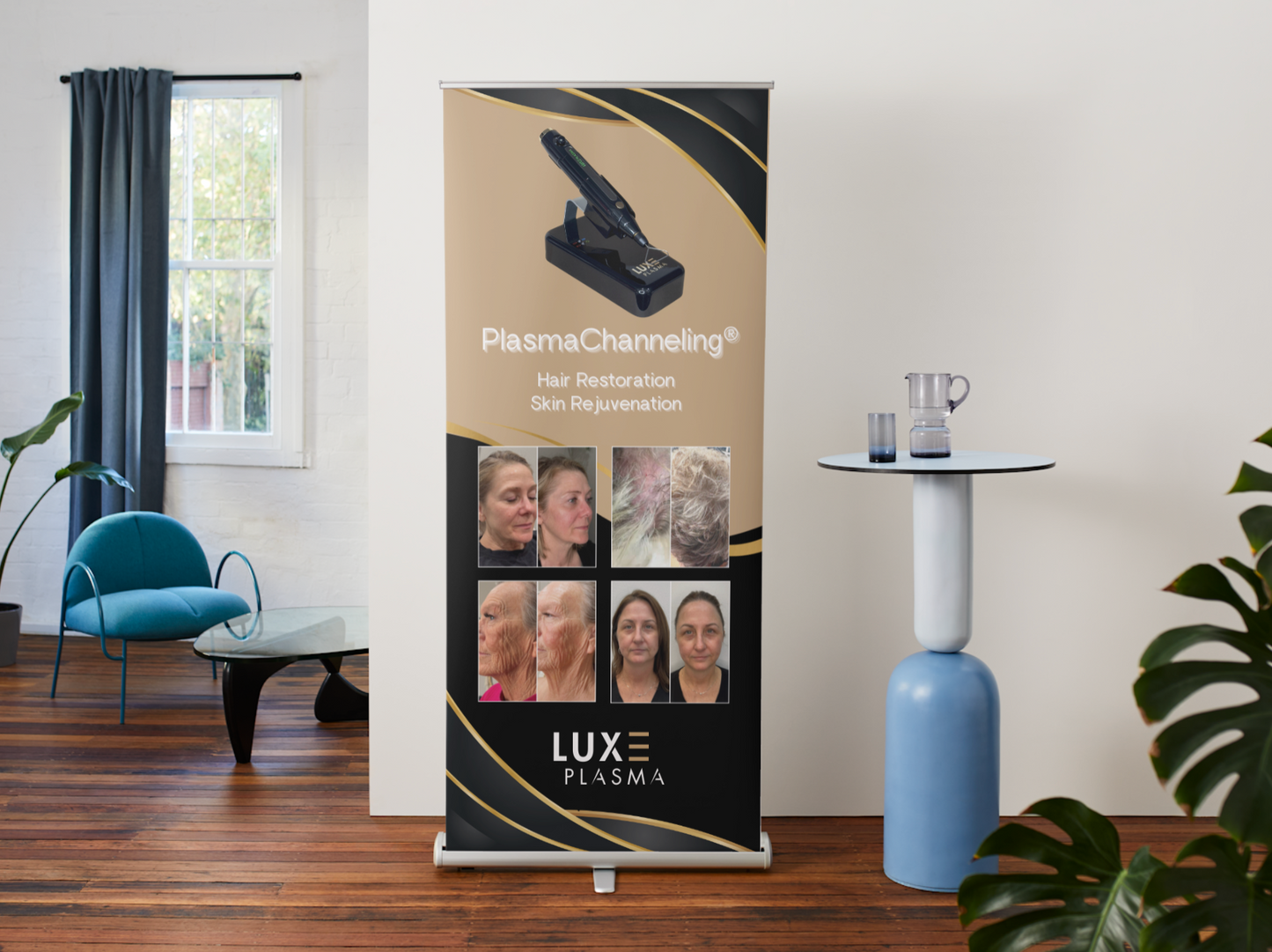 PlasmaChanneling® Provider Retractable Banner Stand