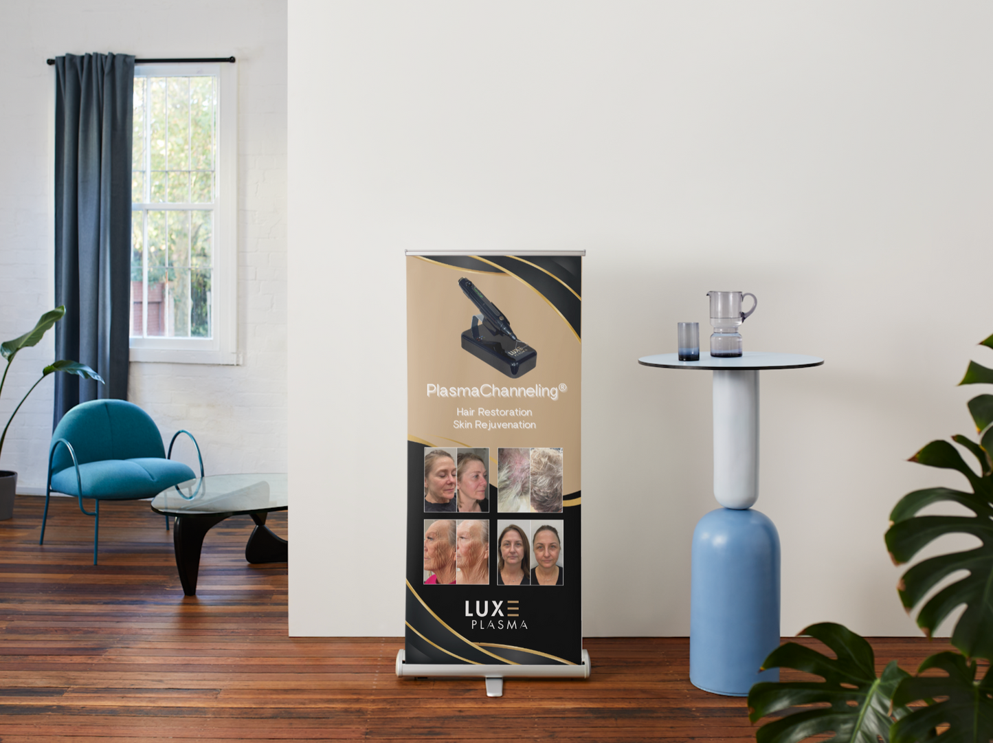PlasmaChanneling® Provider Retractable Banner Stand
