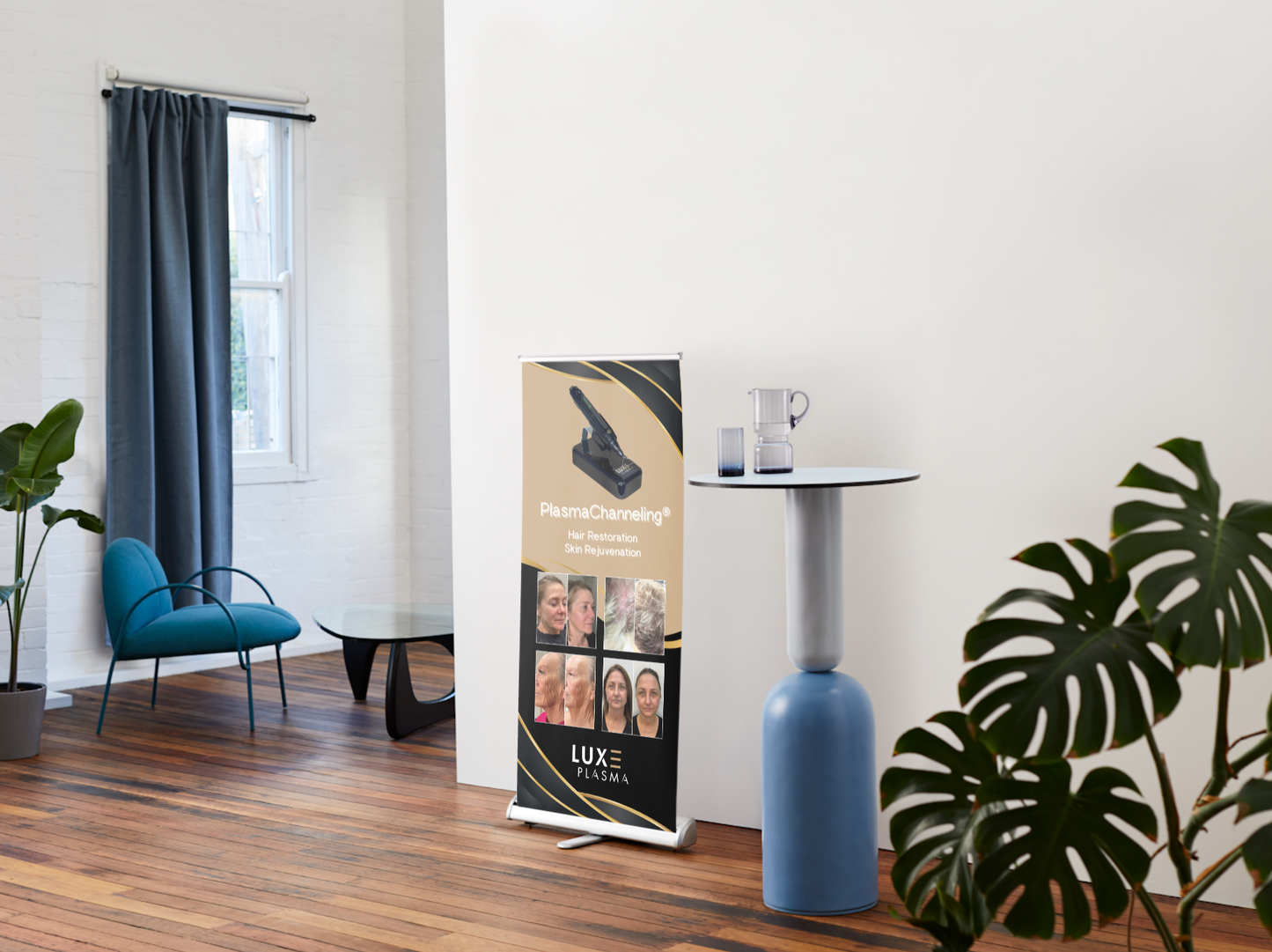 PlasmaChanneling® Provider Retractable Banner Stand