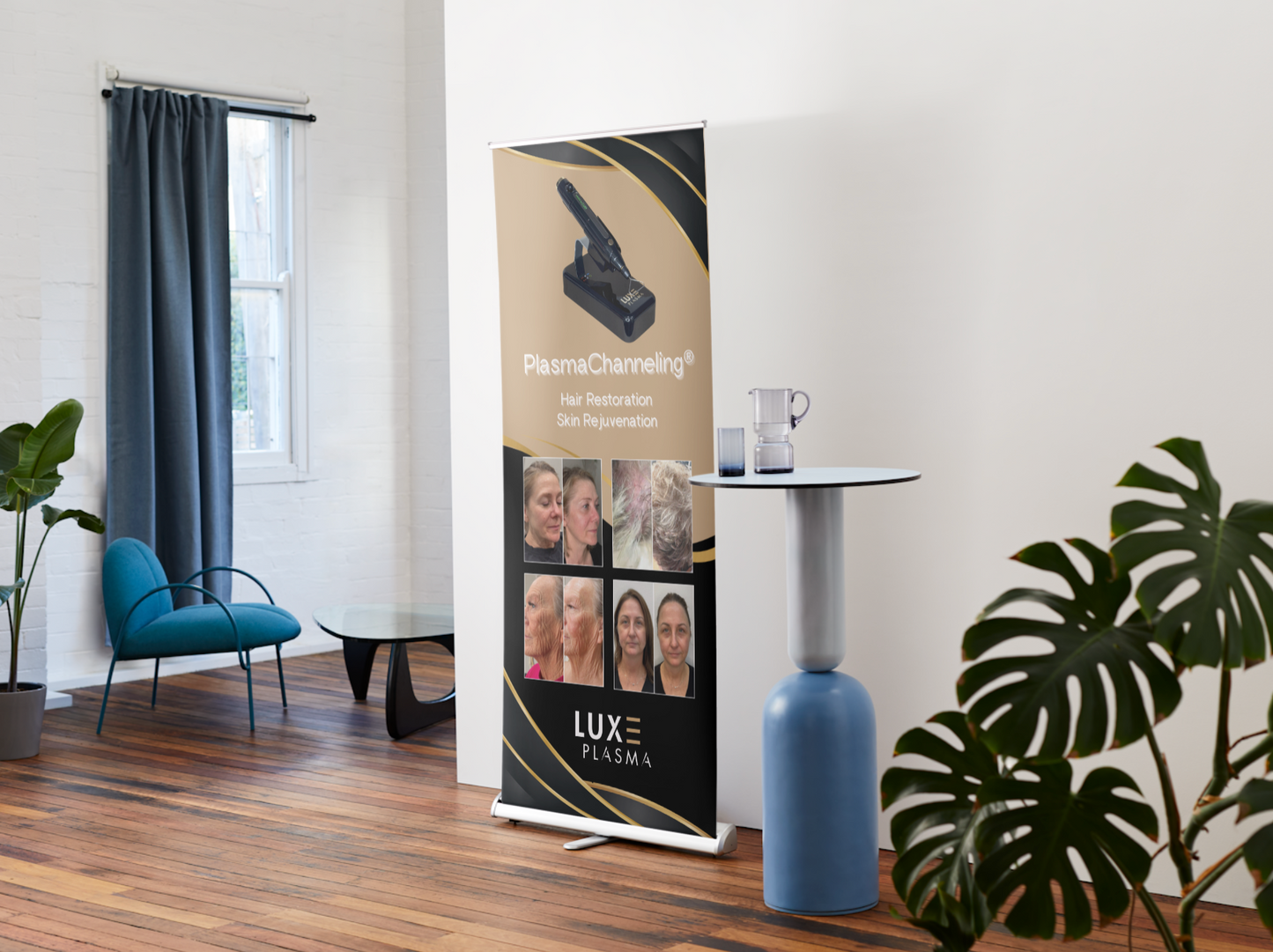 PlasmaChanneling® Provider Retractable Banner Stand