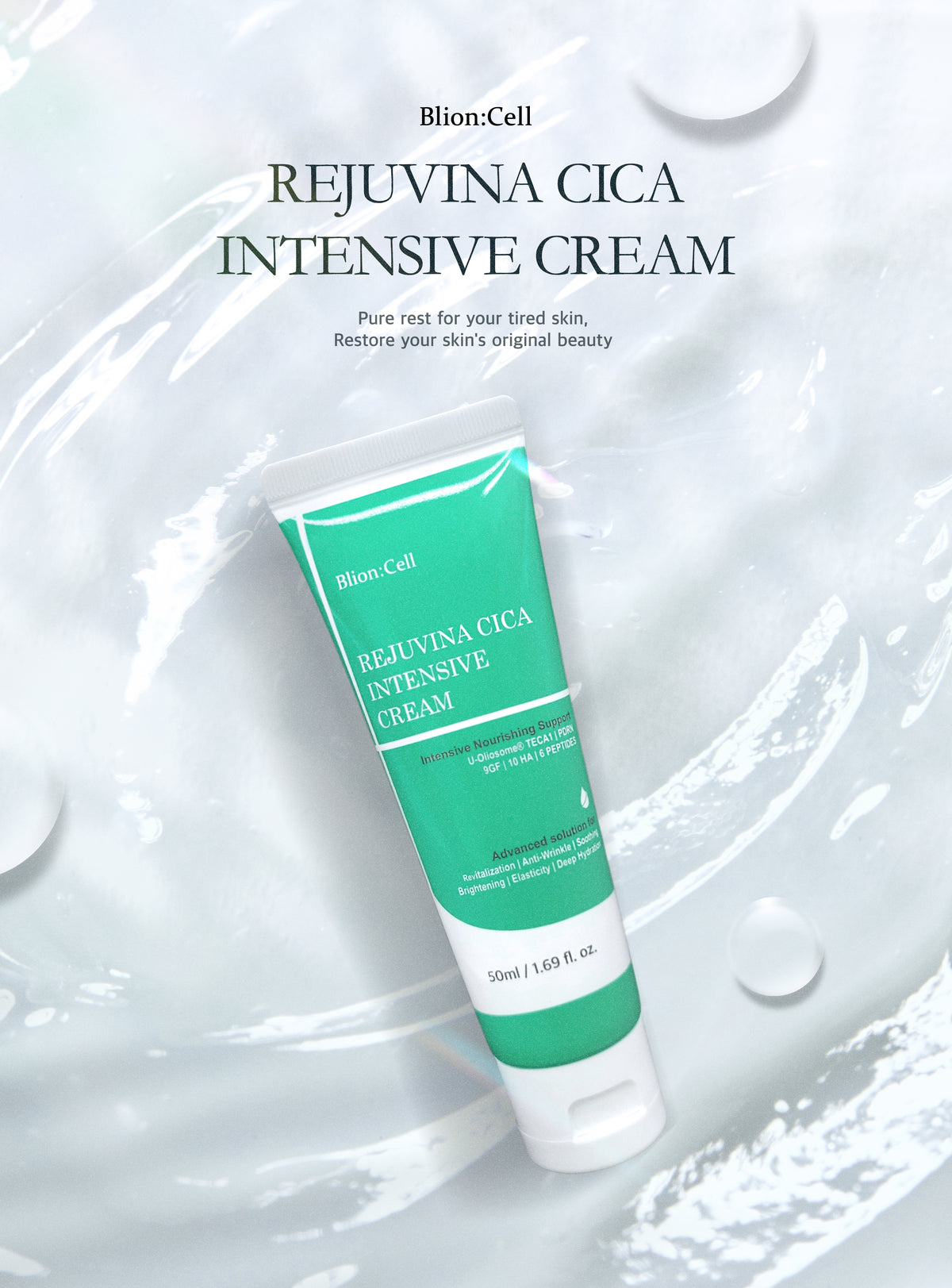 Blion:Cell Rejuvina Cica Intensive Cream from Korea