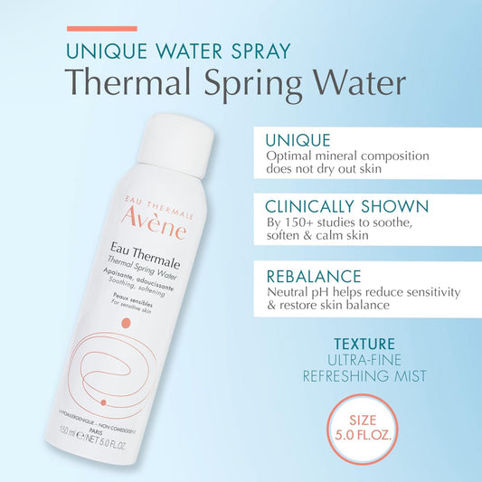 Avene Facial Mist, 5 fl. oz., | thermal spring spray | soothing & calming for post care