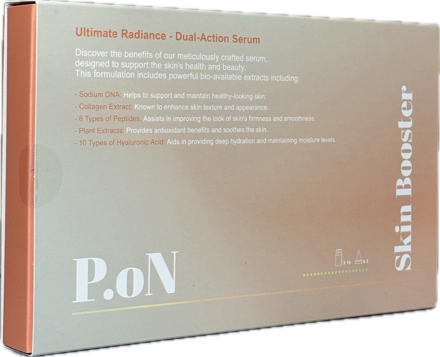 P.oN Skin Booster — Dual Action Skin Serum Kit