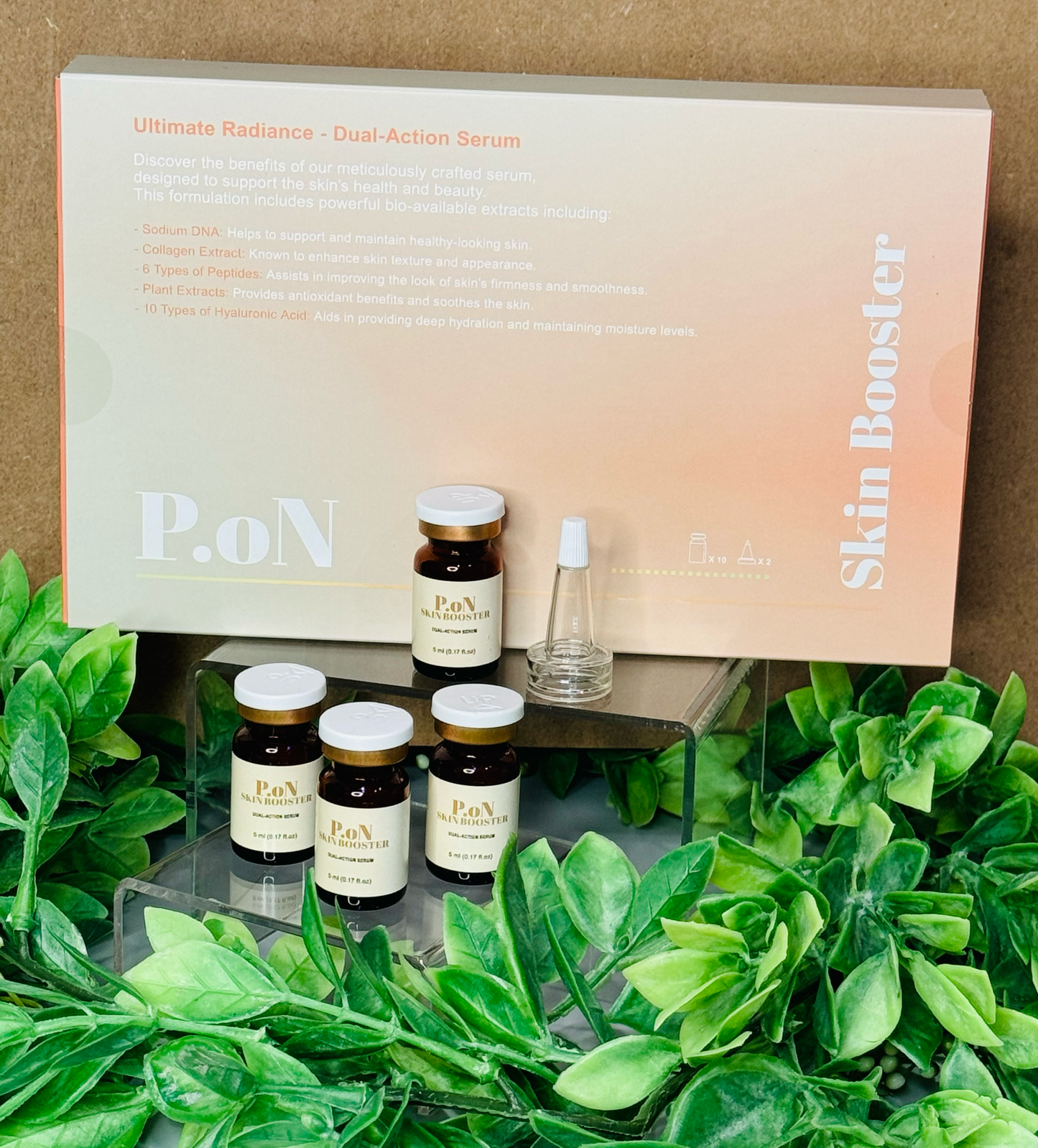 P.oN Skin Booster — Dual Action Skin Serum Kit