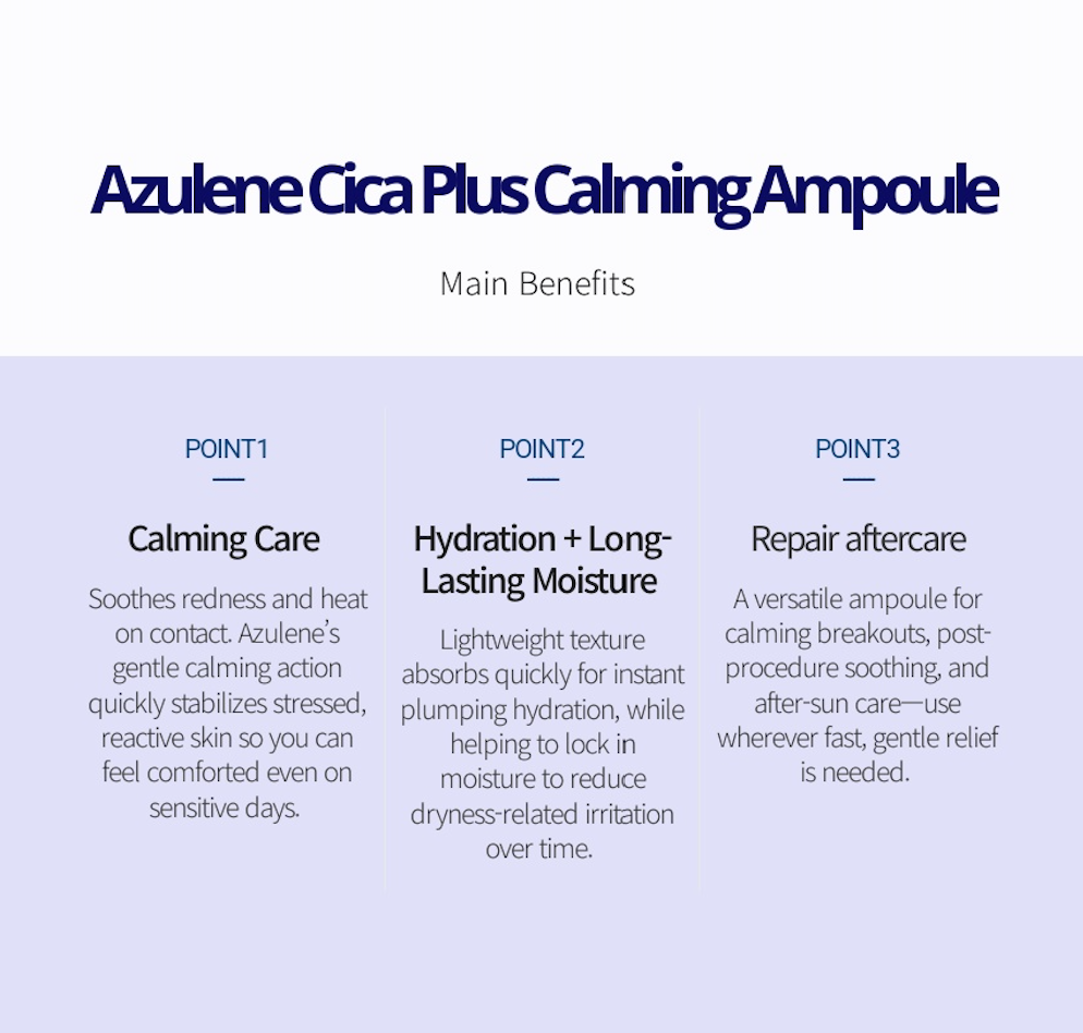 Blion:Cell Azulene Cica Ampoule from Korea