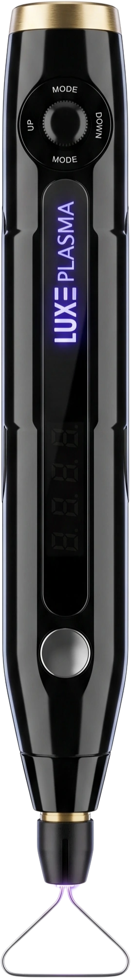 LUXEplaxel plasma pen standing vertical, tip down